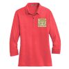 Ladies 3/4 Sleeve Meridian Cotton Blend Polo Thumbnail