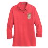 Ladies 3/4 Sleeve Meridian Cotton Blend Polo Thumbnail