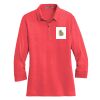 Ladies 3/4 Sleeve Meridian Cotton Blend Polo Thumbnail