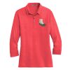 Ladies 3/4 Sleeve Meridian Cotton Blend Polo Thumbnail