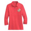 Ladies 3/4 Sleeve Meridian Cotton Blend Polo Thumbnail