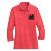 Ladies 3/4 Sleeve Meridian Cotton Blend Polo Thumbnail