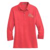 Ladies 3/4 Sleeve Meridian Cotton Blend Polo Thumbnail