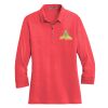 Ladies 3/4 Sleeve Meridian Cotton Blend Polo Thumbnail