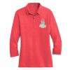 Ladies 3/4 Sleeve Meridian Cotton Blend Polo Thumbnail