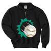Super Sweats ® NuBlend ® 1/4 Zip Sweatshirt with Cadet Collar Thumbnail