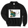 Super Sweats ® NuBlend ® 1/4 Zip Sweatshirt with Cadet Collar Thumbnail