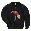 Super Sweats ® NuBlend ® 1/4 Zip Sweatshirt with Cadet Collar Thumbnail