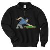 Super Sweats ® NuBlend ® 1/4 Zip Sweatshirt with Cadet Collar Thumbnail