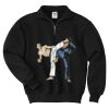 Super Sweats ® NuBlend ® 1/4 Zip Sweatshirt with Cadet Collar Thumbnail