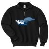 Super Sweats ® NuBlend ® 1/4 Zip Sweatshirt with Cadet Collar Thumbnail