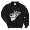 Super Sweats ® NuBlend ® 1/4 Zip Sweatshirt with Cadet Collar Thumbnail