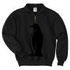 Super Sweats ® NuBlend ® 1/4 Zip Sweatshirt with Cadet Collar Thumbnail