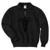 Super Sweats ® NuBlend ® 1/4 Zip Sweatshirt with Cadet Collar Thumbnail