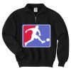 Super Sweats ® NuBlend ® 1/4 Zip Sweatshirt with Cadet Collar Thumbnail