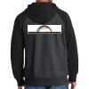 Raglan Colorblock Full Zip Hooded Fleece Jacket Thumbnail