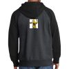 Raglan Colorblock Full Zip Hooded Fleece Jacket Thumbnail