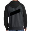 Raglan Colorblock Full Zip Hooded Fleece Jacket Thumbnail