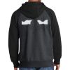 Raglan Colorblock Full Zip Hooded Fleece Jacket Thumbnail