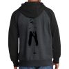 Raglan Colorblock Full Zip Hooded Fleece Jacket Thumbnail