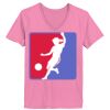 Ladies ComfortSoft ® V Neck Tee Thumbnail