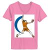 Ladies ComfortSoft ® V Neck Tee Thumbnail