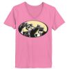 Ladies ComfortSoft ® V Neck Tee Thumbnail