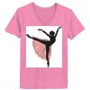 Ladies ComfortSoft ® V Neck Tee Thumbnail