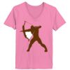 Ladies ComfortSoft ® V Neck Tee Thumbnail