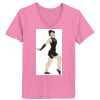 Ladies ComfortSoft ® V Neck Tee Thumbnail