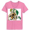 Ladies ComfortSoft ® V Neck Tee Thumbnail