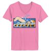 Ladies ComfortSoft ® V Neck Tee Thumbnail