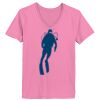 Ladies ComfortSoft ® V Neck Tee Thumbnail