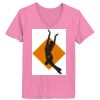 Ladies ComfortSoft ® V Neck Tee Thumbnail