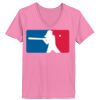 Ladies ComfortSoft ® V Neck Tee Thumbnail