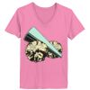 Ladies ComfortSoft ® V Neck Tee Thumbnail