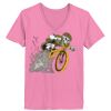 Ladies ComfortSoft ® V Neck Tee Thumbnail