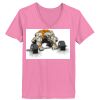 Ladies ComfortSoft ® V Neck Tee Thumbnail