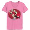 Ladies ComfortSoft ® V Neck Tee Thumbnail