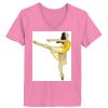 Ladies ComfortSoft ® V Neck Tee Thumbnail