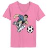 Ladies ComfortSoft ® V Neck Tee Thumbnail