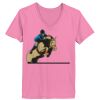 Ladies ComfortSoft ® V Neck Tee Thumbnail