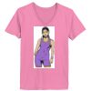 Ladies ComfortSoft ® V Neck Tee Thumbnail