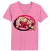 Ladies ComfortSoft ® V Neck Tee Thumbnail