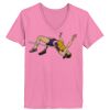 Ladies ComfortSoft ® V Neck Tee Thumbnail