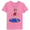 Ladies ComfortSoft ® V Neck Tee Thumbnail