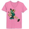 Ladies ComfortSoft ® V Neck Tee Thumbnail