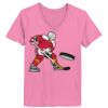 Ladies ComfortSoft ® V Neck Tee Thumbnail