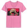 Ladies ComfortSoft ® V Neck Tee Thumbnail