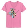 Ladies ComfortSoft ® V Neck Tee Thumbnail